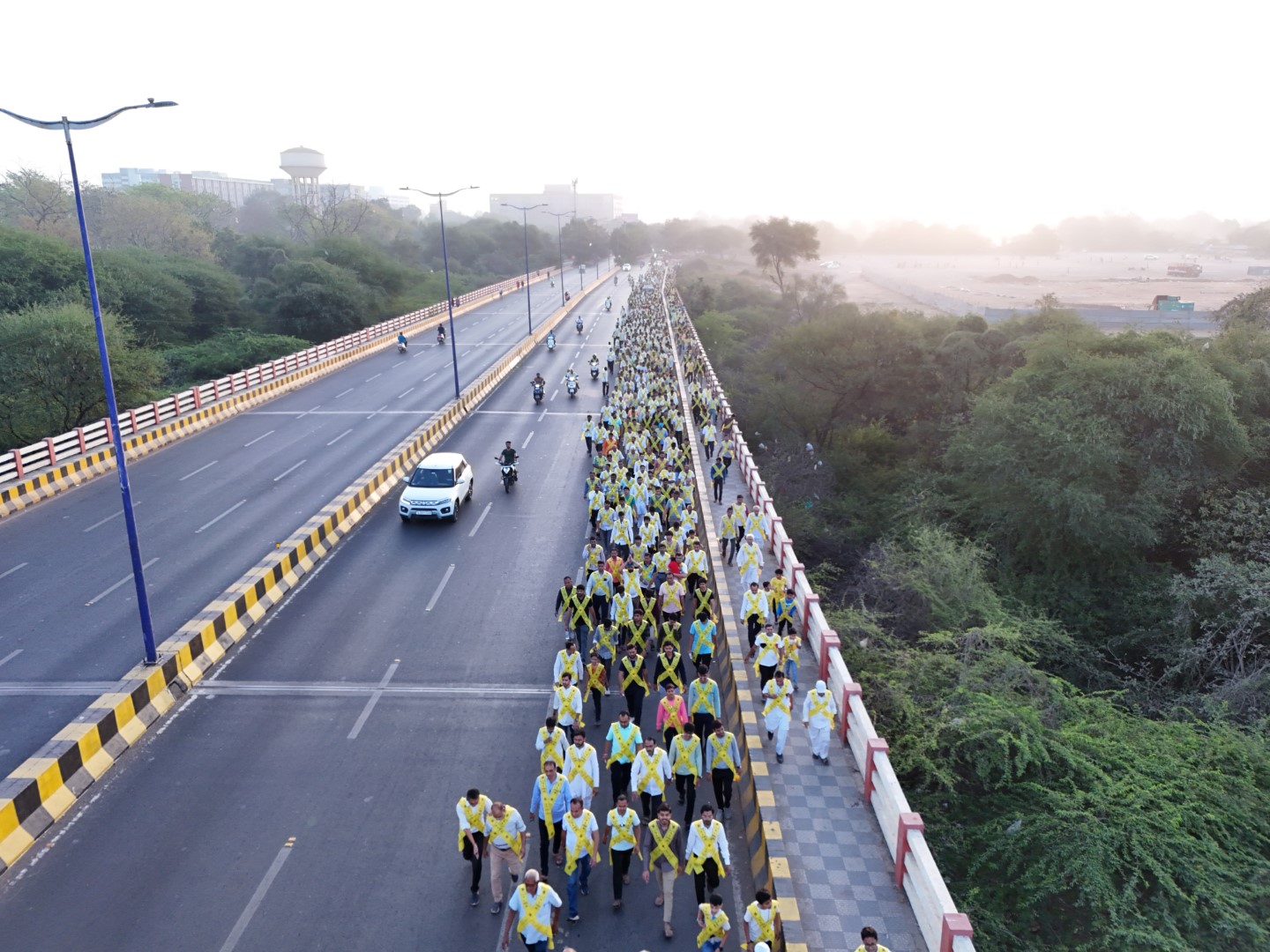 Karelibaug to kalalidham -  Padyatra Kalalidham March 2025